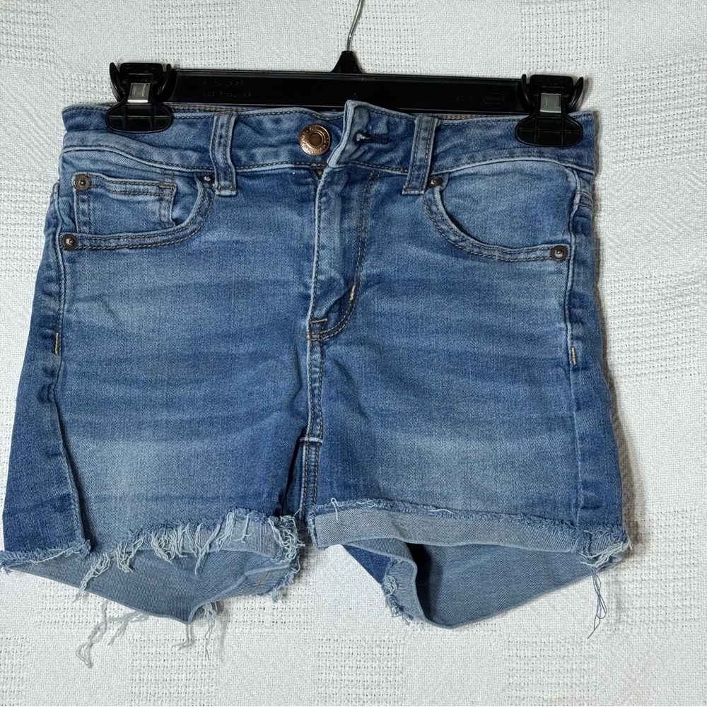 American‎ eagle outfitters high rise jean shorts Size 0 Shortie Blue Women's 0